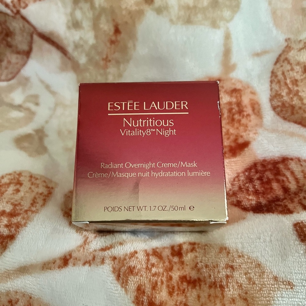 NIB Estée Lauder Nutritious Vitality 8 Night Radiant Overnight Creme/Mask